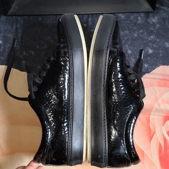 Acne Studios black shoes sneakers sz 41 leather - Picture 5 of 13